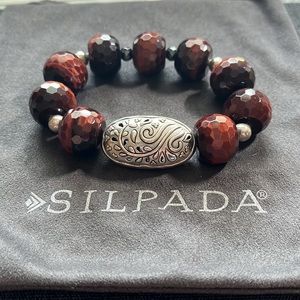 Silpada Bring The Heat Stretch Bracelet